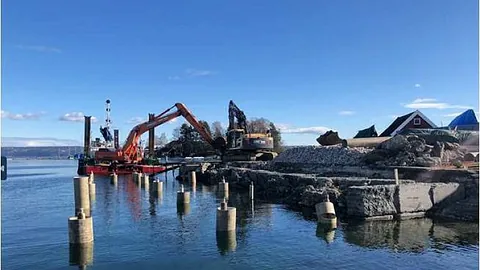 Kaianlegg Blakstad Brygge vei 1, Asker